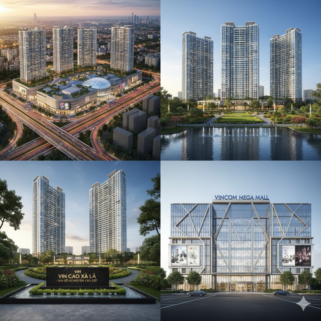 Phối cảnh tổng thể dự án Vin Cao Xà Lá