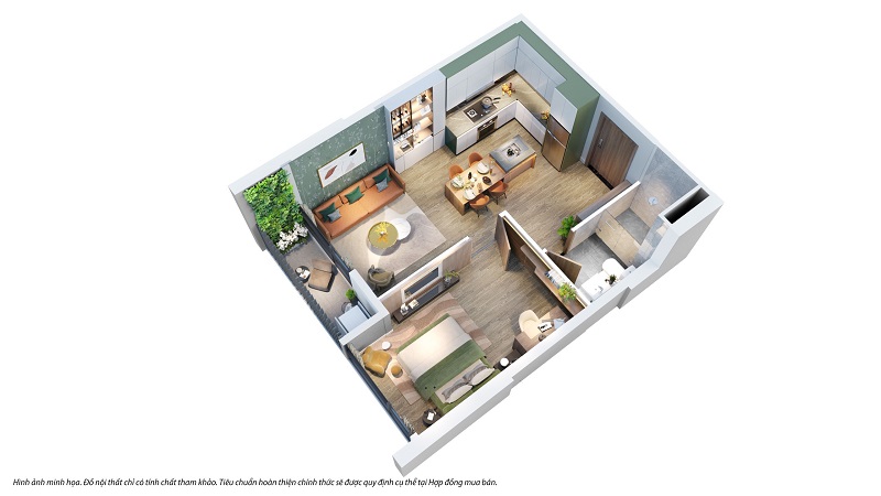 Căn hộ 1 phòng ngủ (+1) Vinhomes Smart City - Tiềm Năng Vượt Trội