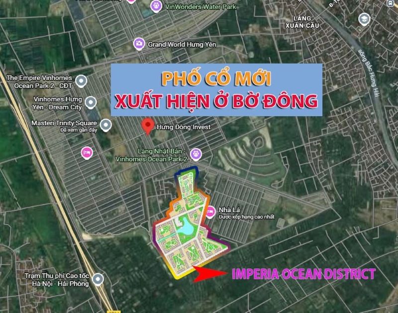 Vị trí trung tâm kết nối đắc địa dự án Imperia Ocean District Ocean Park 2