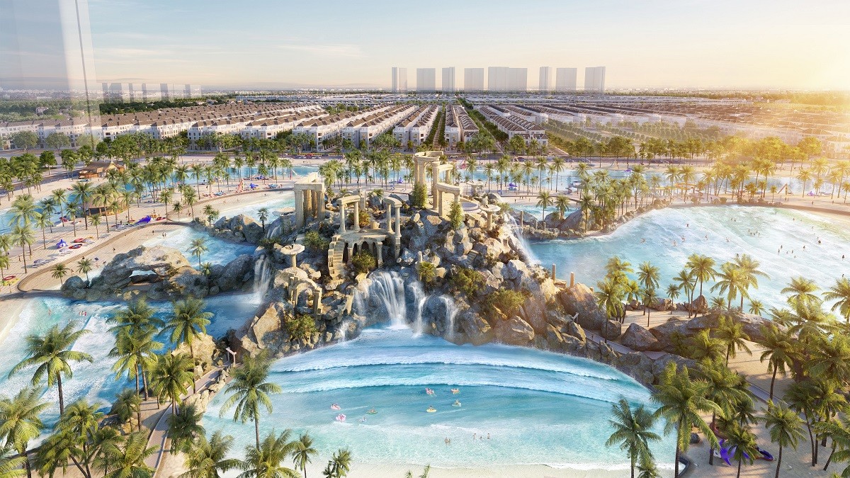 Tiện ích biển tạo sóng VinWonders Wave Park kề cận Imperia Ocean District