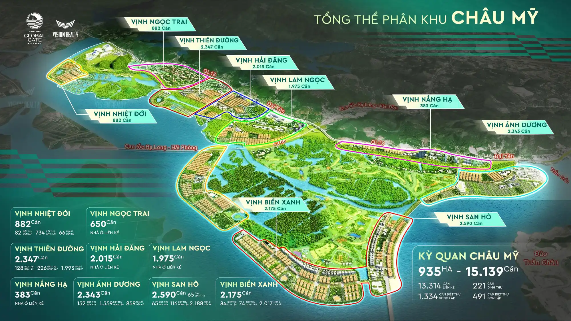 Biểu tượng sống năng động, hiện đại và thời thượng tại vịnh kỳ quan.