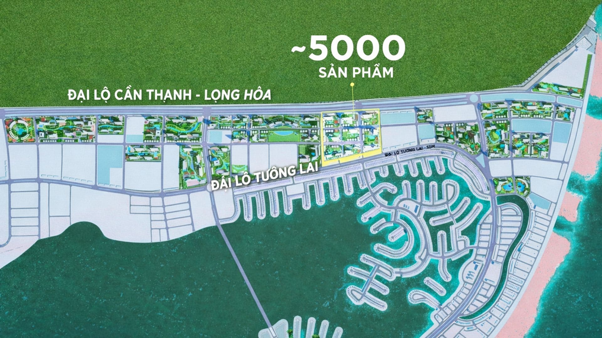 Mặt bằng tổng thể phân khu cao tầng MIK Cần Giờ Mặt bằng tổng thể phân khu cao tầng MIK Cần Giờ