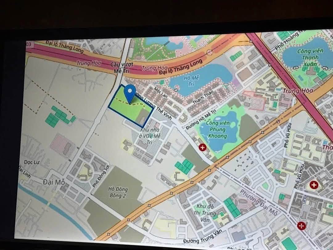 Bản đồ vị trí dự án The President Park Mễ Trì kề cận Vinhomes GreenBay