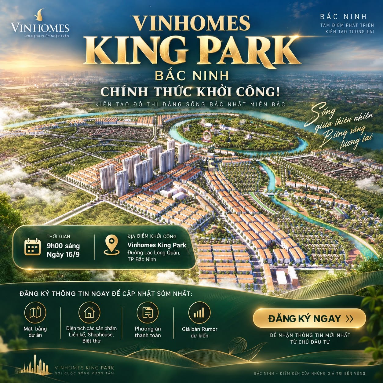 Tổng quan các dòng sản phẩm tại Vinhomes King Park Bắc Ninh