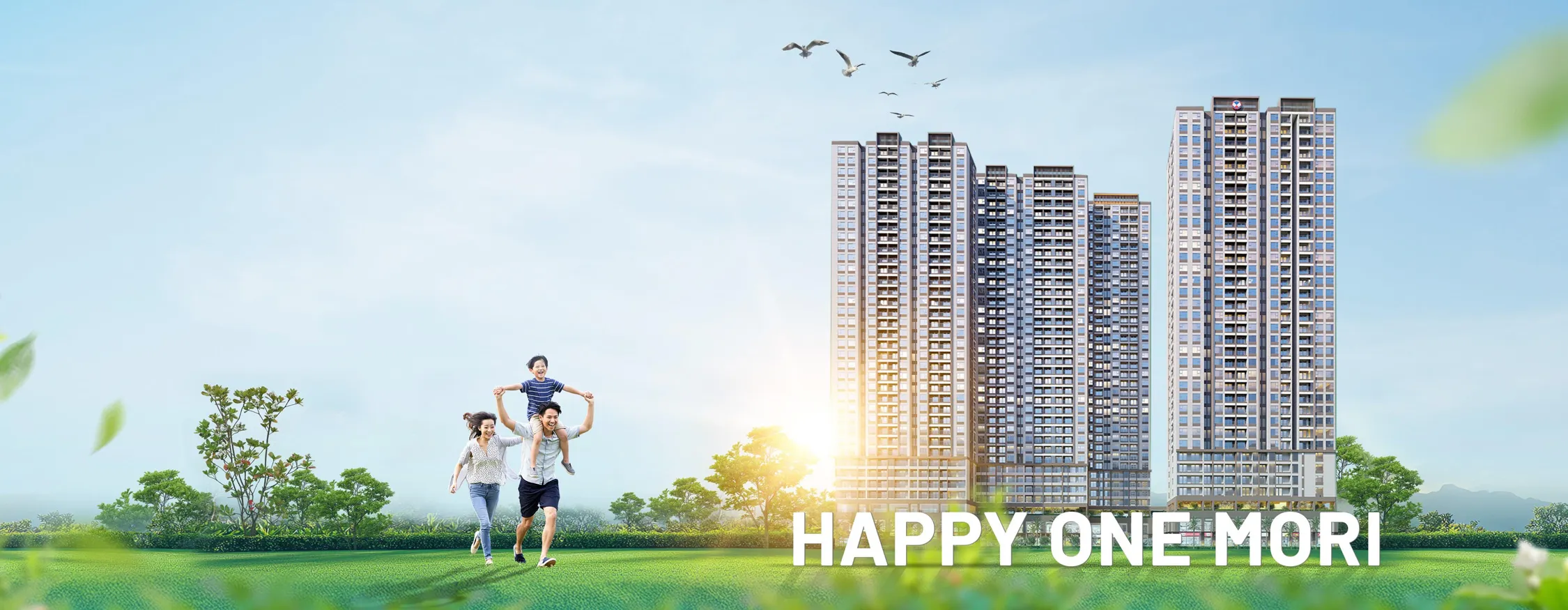 Phối cảnh tổng thể dự án căn hộ Happy One Mori Lái Thiêu Vạn Xuân Group