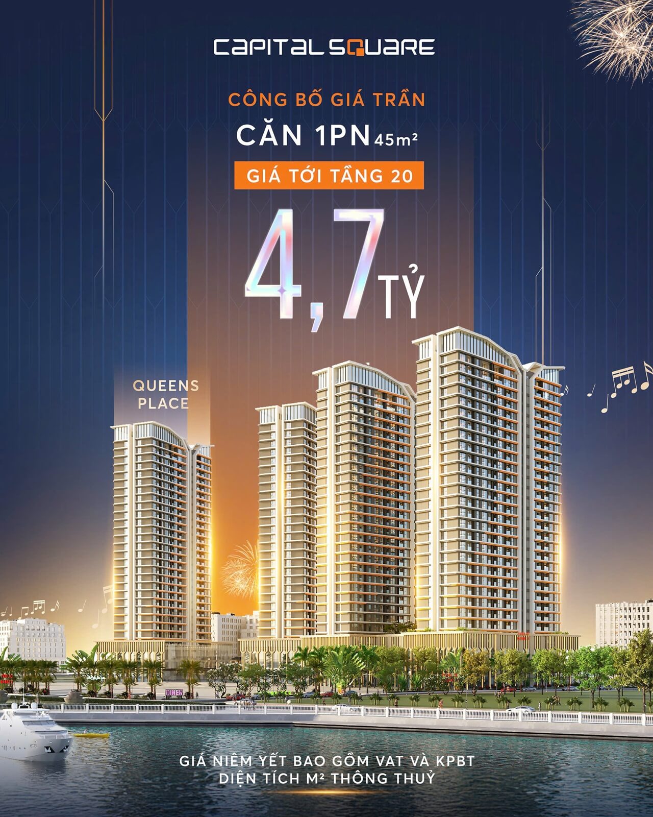 Giá bán căn hộ 1PN