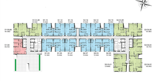 Mặt bằng thiết kế tối ưu tại Hinode Suite 28A Phạm Hùng