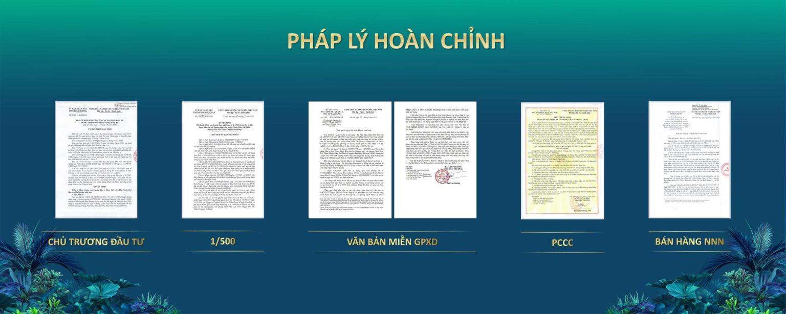 Hồ sơ pháp lý hoàn chỉnh căn hộ Happy One Elite