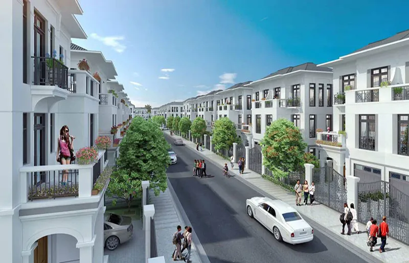 Shophouse thương mại và nhà phố liền kề Vin Olympic