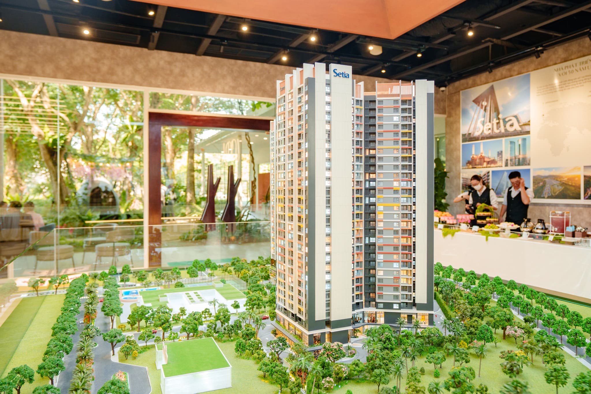 Sa bàn chi tiết dự án căn hộ Setia Edenia tại nhà mẫu