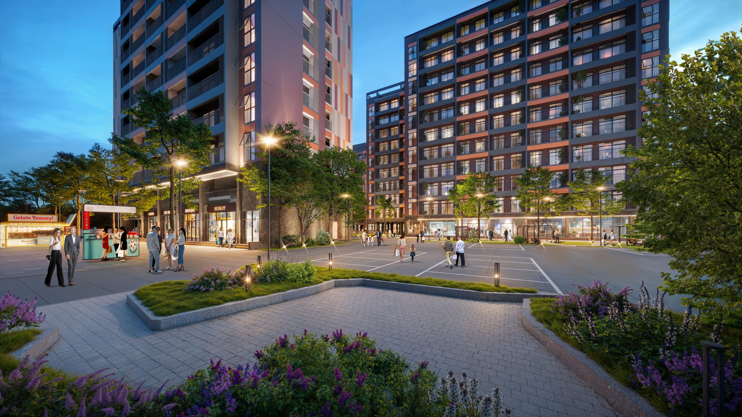 Tuyến phố thương mại Shophouse chân đế Legacy Alpha Valley