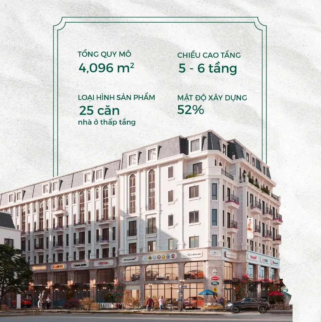 Kiến trúc tân cổ điển sang trọng tại The Heritage Láng Hạ