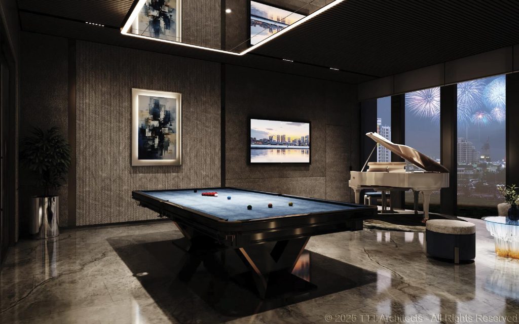 Phòng giải trí và Billiards Club tại Celestine Westlake