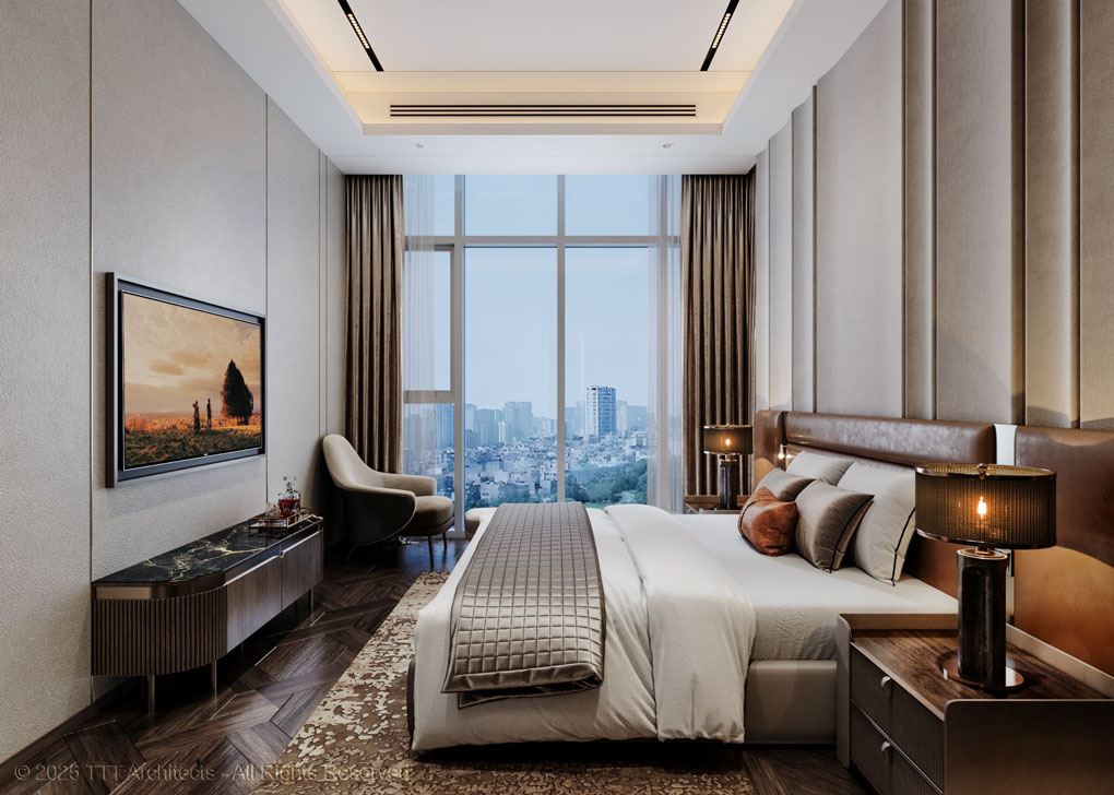 Hệ thống cửa kính Low-E cách âm, cách nhiệt và điều hòa Daikin tại căn hộ Celestine Westlake