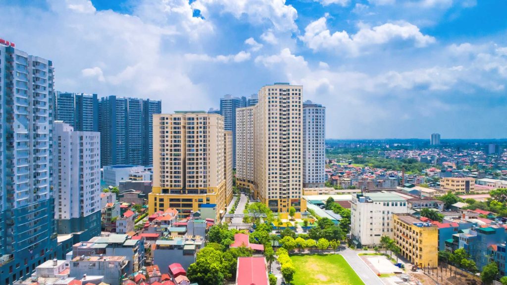 Hình ảnh thực tế chung cư New Horizon City 87 Lĩnh Nam của VINAENCO